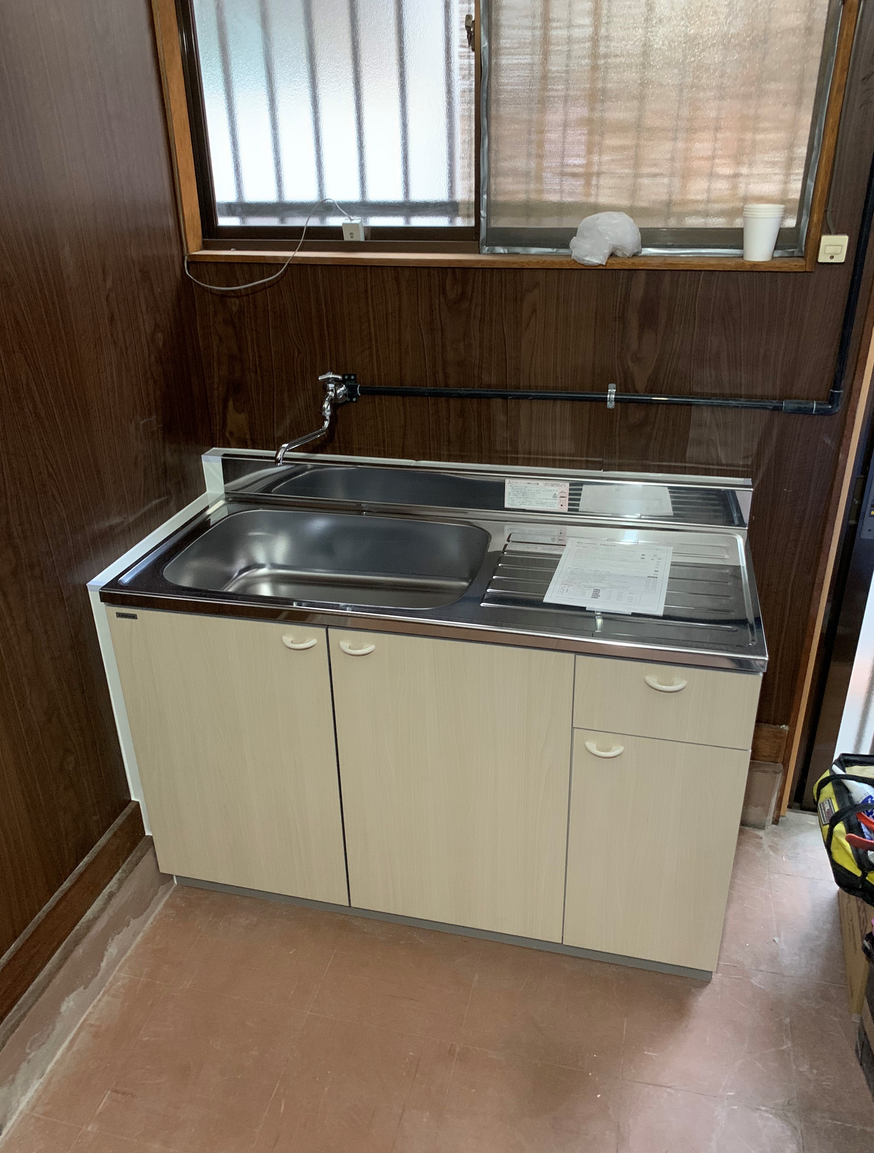 キッチン新設・トイレリフォーム